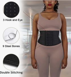 Medium  Waist Trainers Cincher Corset Tummy Shaper Slimming Latex Girdle