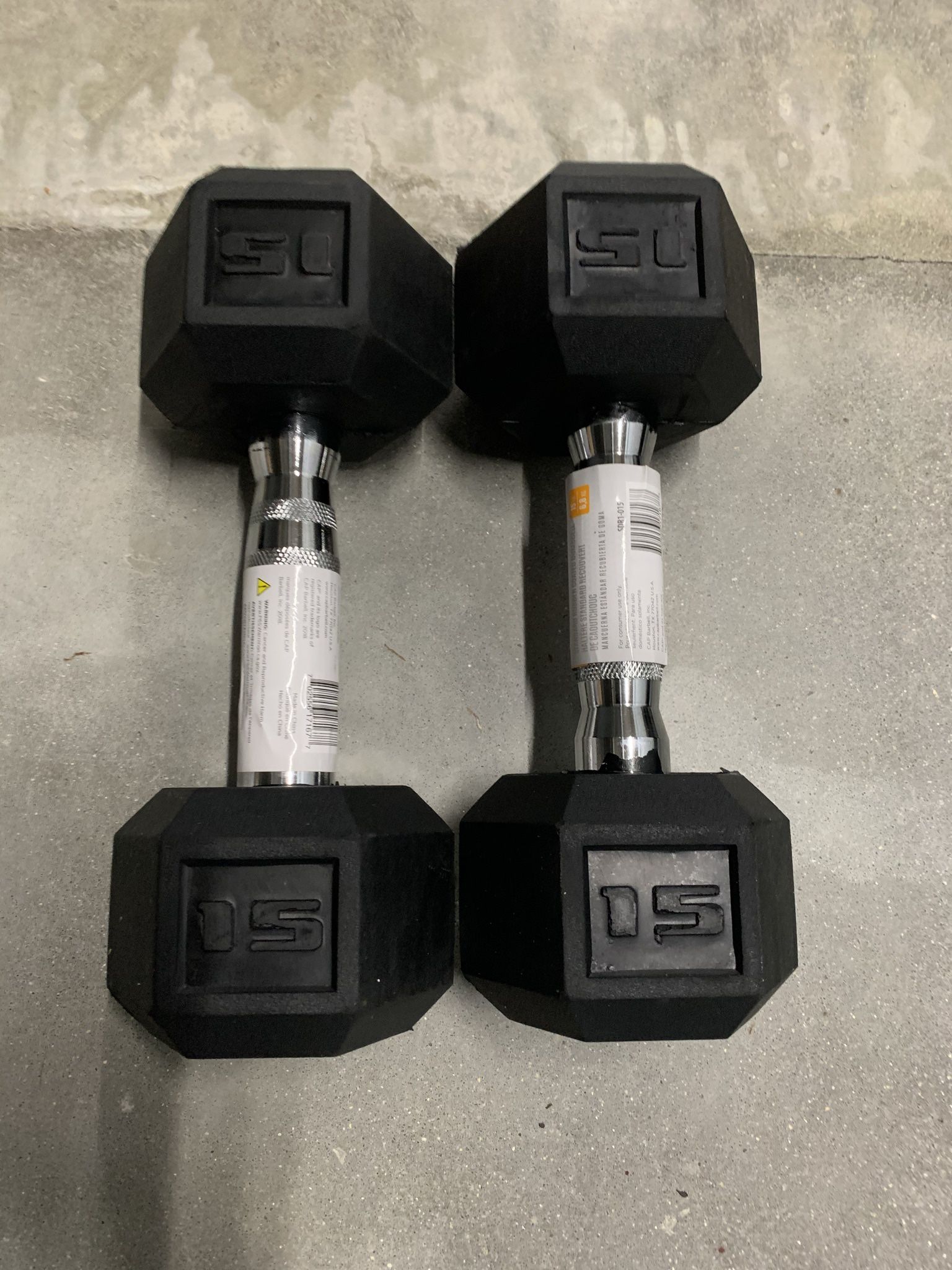 *Brand New* 15lb Dumbbells