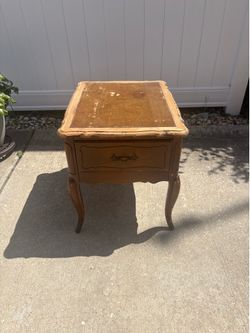 Wooden End Table