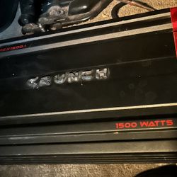Crunch 1500Watt 2 Channel Amp 