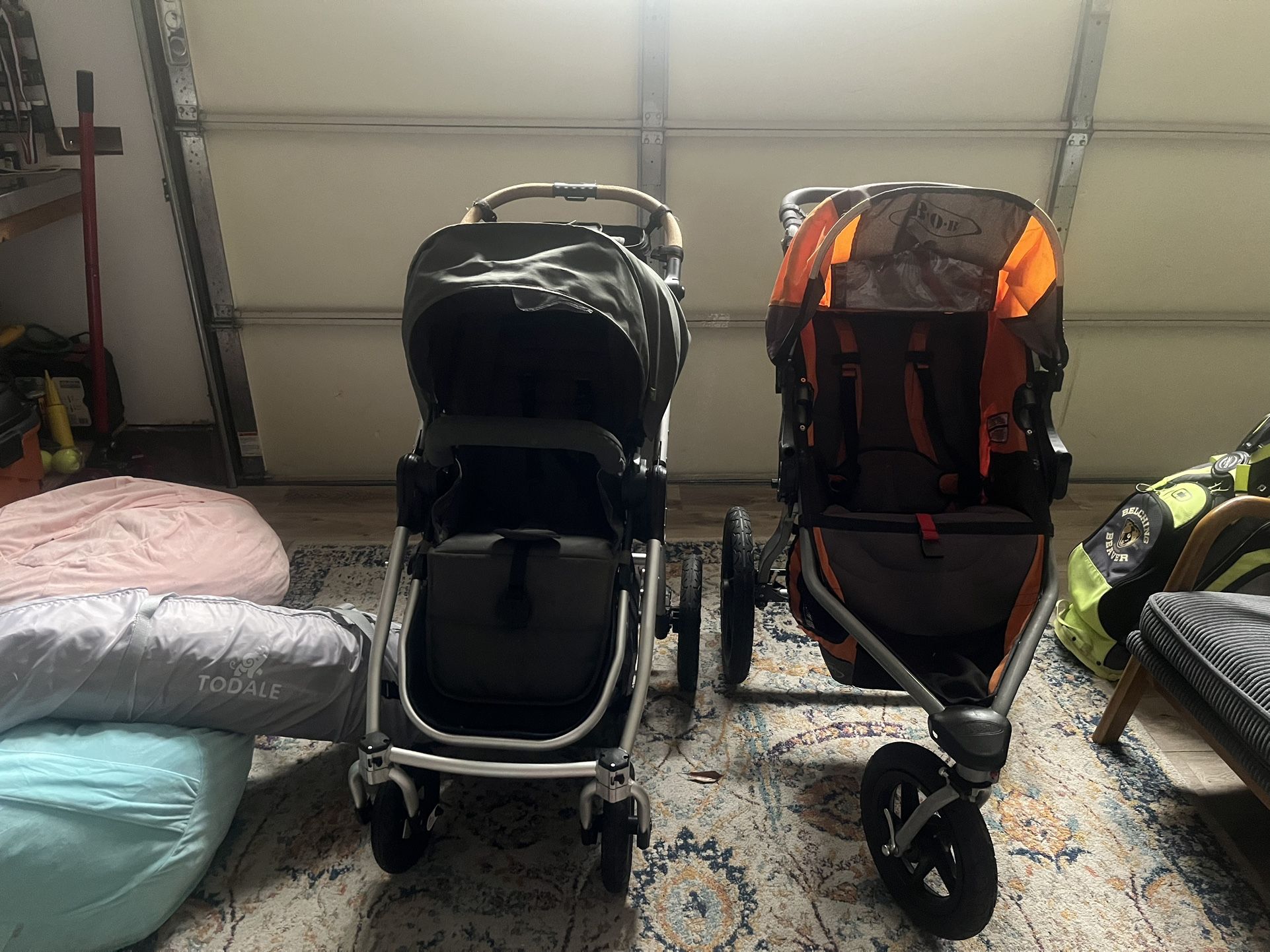 2 Single Strollers