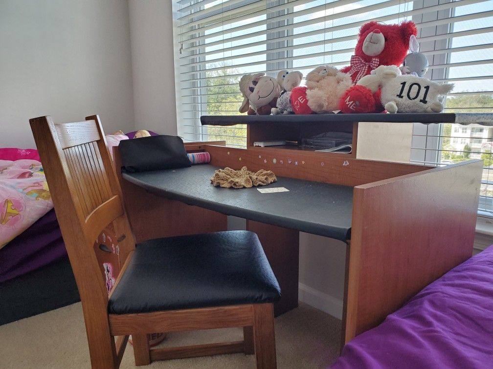 Kids desk and chair