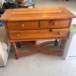 Wood Console