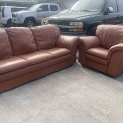Sofa and loveseat