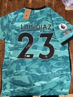 Luis Diaz signed Liverpool jersey W/COA