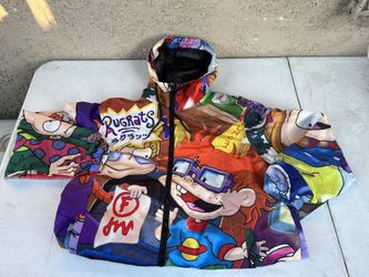 Rug Rats Raincoat Sweater Zipper