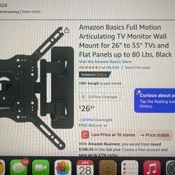 Full Motion Articulating Full Motion TV Mount