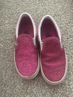 Sparkly van slip ons