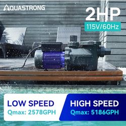 AQUASTRONG 2 HP Pool Pump 