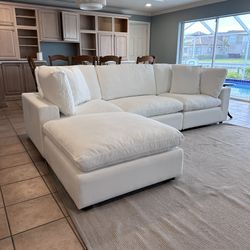 NEW White Cloud Couch Sectional Sofa