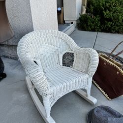 White Child Rocking Chair