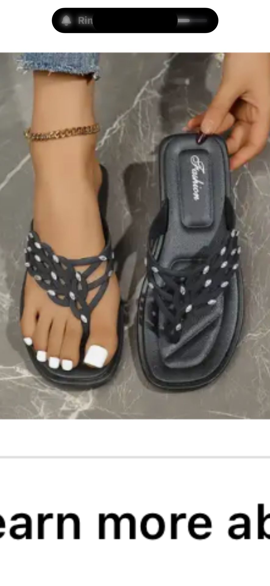 Size 6.5 Sandals. Too Late To Return. New Still Connected W Elastic. Pu Bridgewater