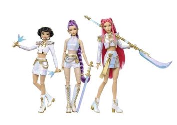 IN HAND K-Pop HUNTR/X Rumi Mira Zoey What It Sounds Like 3-Pack Mattel Creations