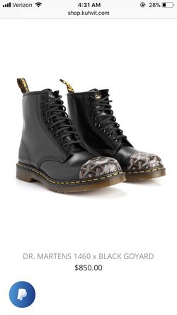 Kuhvit Dr.Martens X GoYard Boots for Sale in Beverly Hills CA OfferUp