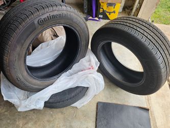 3 tires 235/60 R18 Continental Pro-Contact USED tires