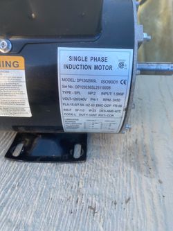 2 HP Air Compressor Motor