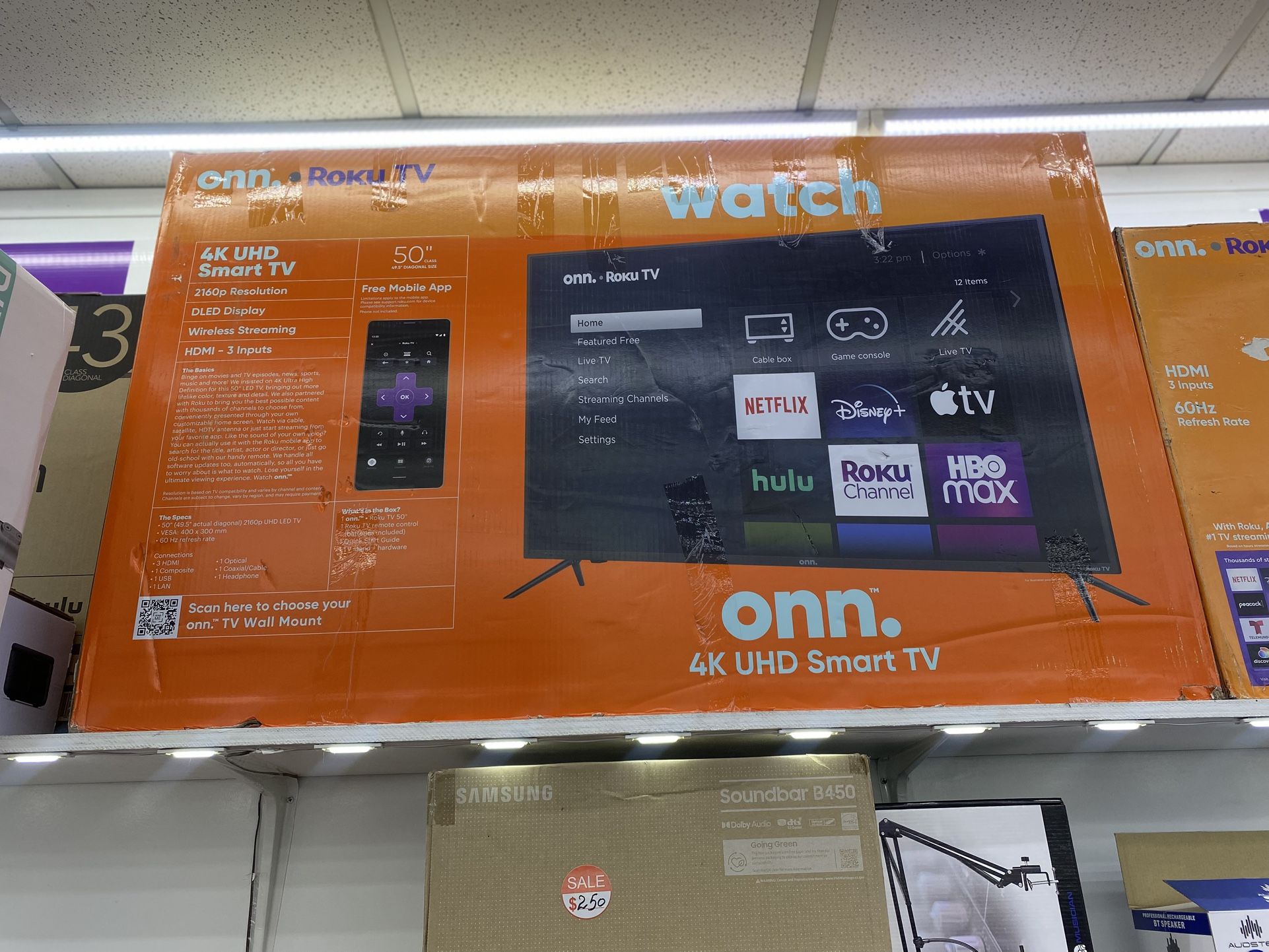 ROKU TV 4K UHD Smart TV 50”