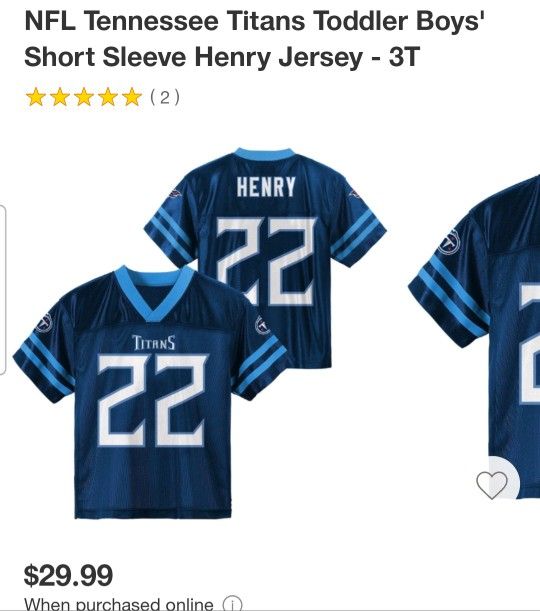 NFL Tennessee Titans Toddler Jersey