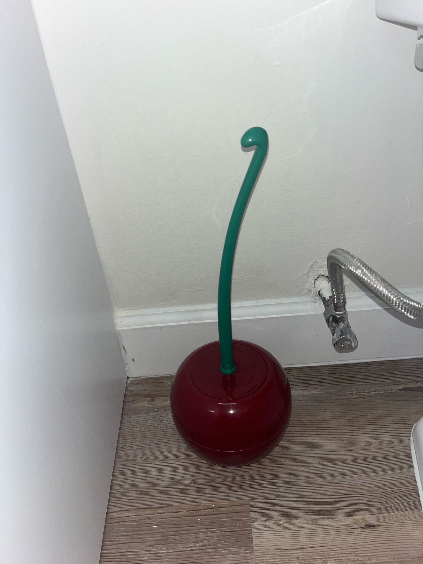 Cherry shaped bowl cleaner