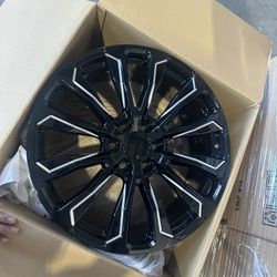 4 New 22x9 Wheels Only