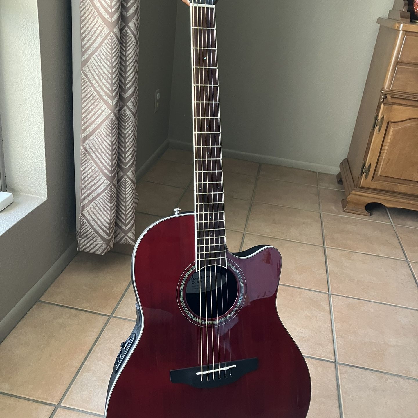 Ovation Acoustic Electric Guitar 