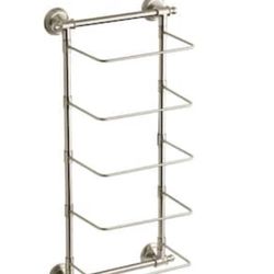 Delta 5-Bar Wall-Mounted Towel Rack in SpotShield Brushed Nickel