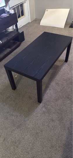 Black coffee table