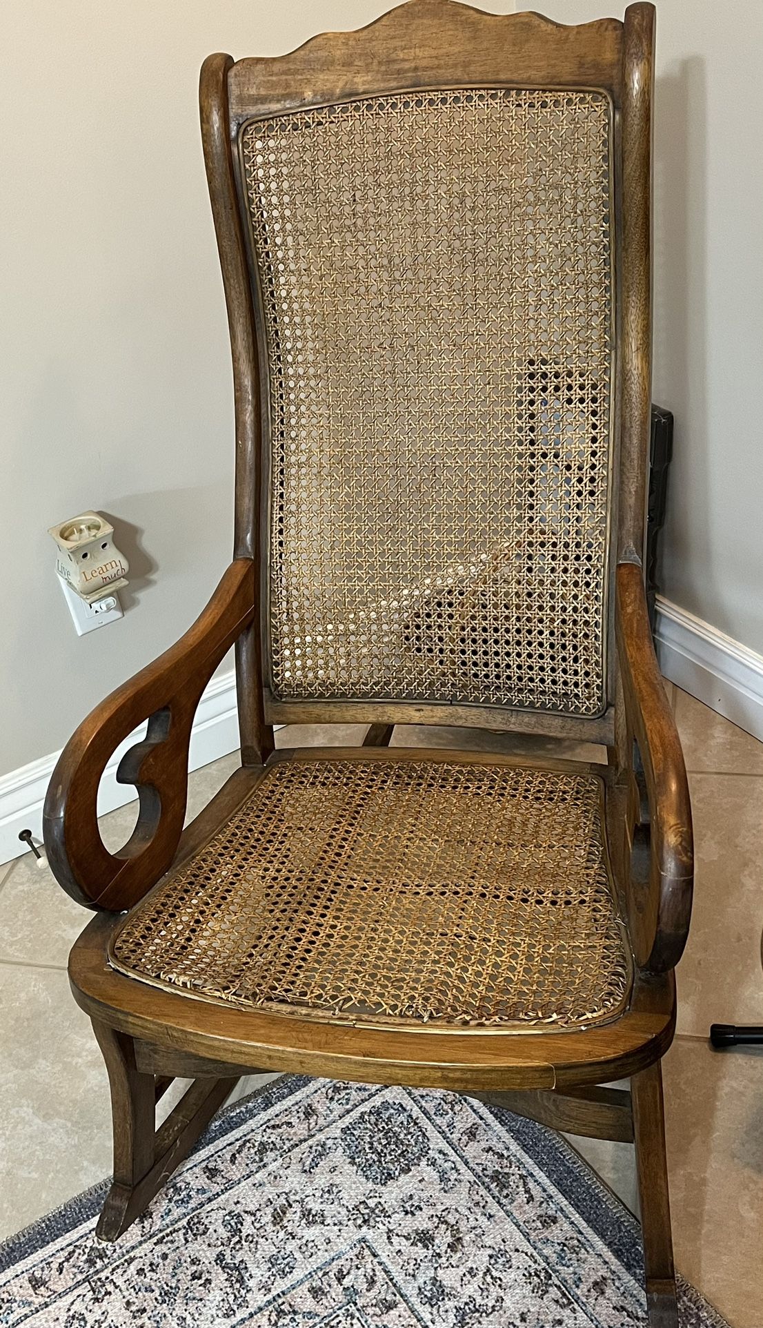 Antique Wooden Rocking Chair