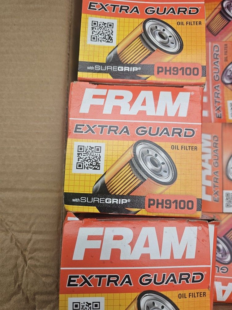 6FRAM EXTRA GUARD PH9100 OIL Filters , BRAND NEW