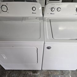 Great Working Amana Washer And Dryer Set 