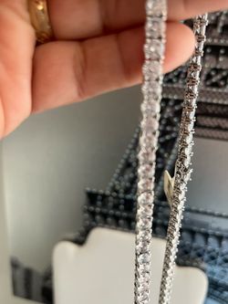 5mm tennis necklace