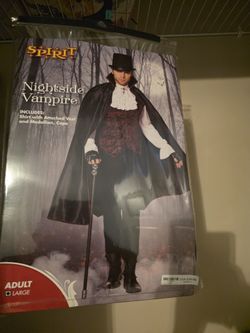Spirit Nightside Vampire Adult Halloween Costume — Large