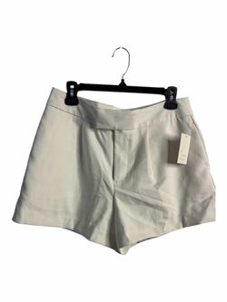 Women's Cream high-waisted shorts Size 10