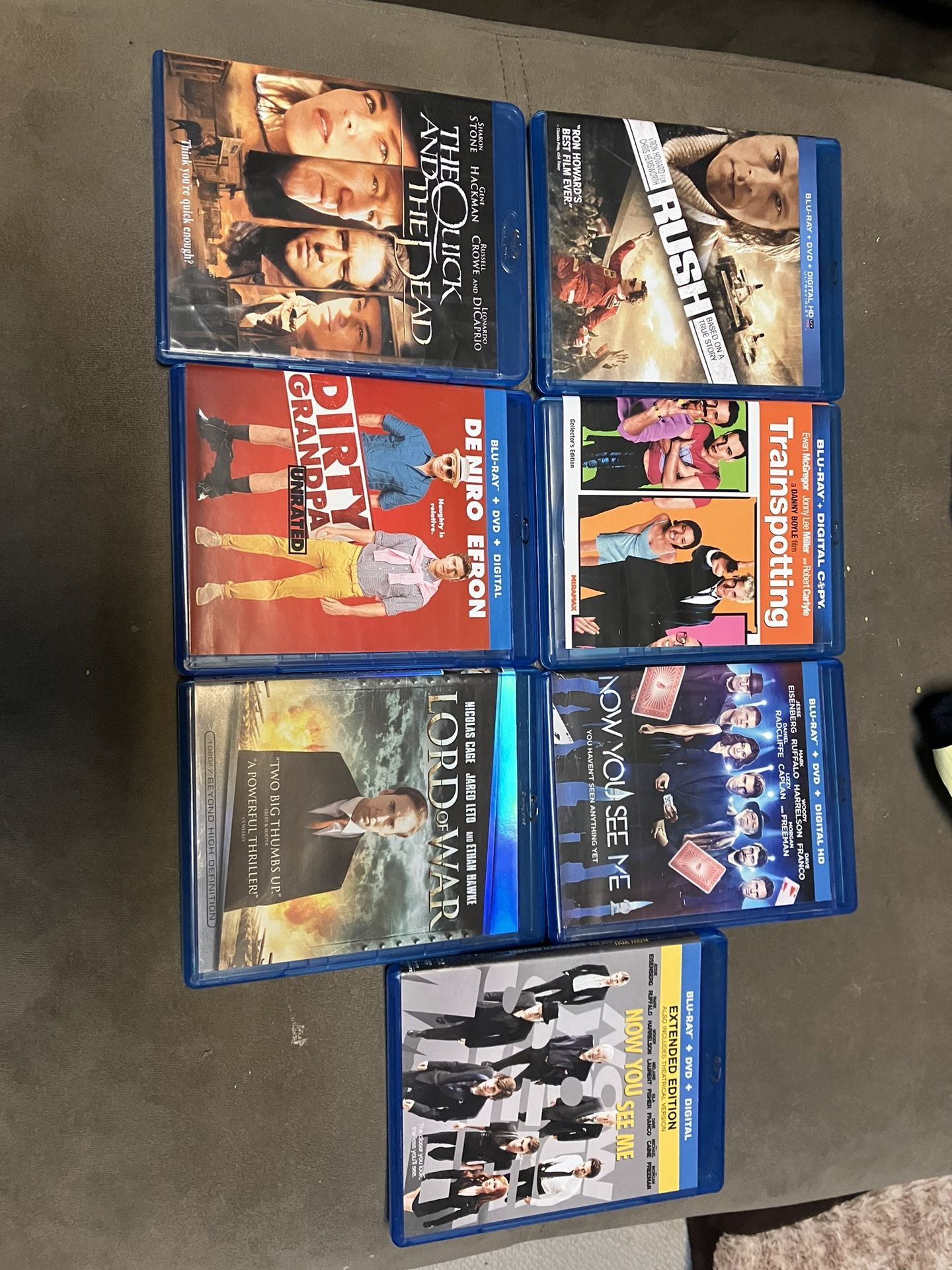 7 Blu-ray Movies