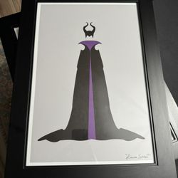  21x15 Disney Villains Art Set Of 6