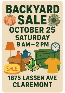 Backyard SALE