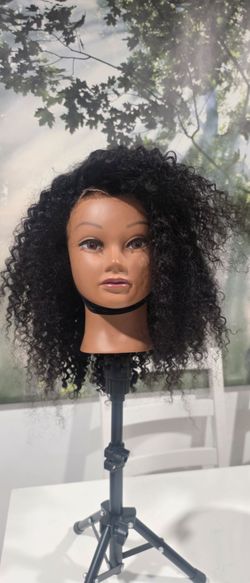 Human hair lace front wig