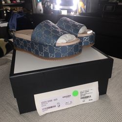 Gucci Platform Women Slides 