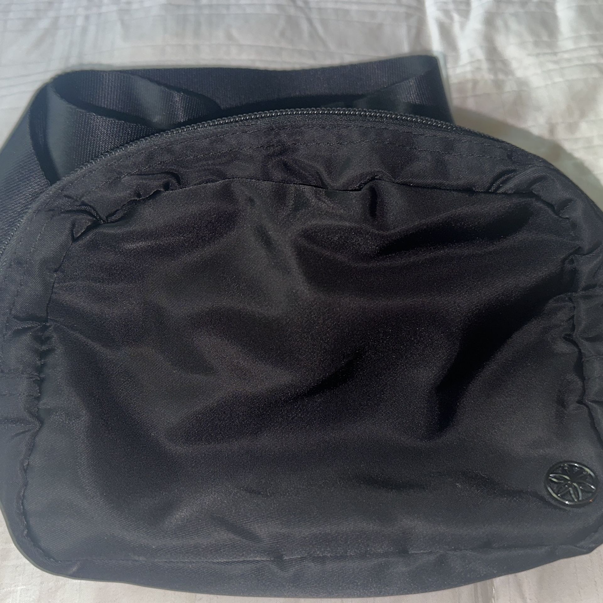 Black Giama Waist or Crossbody Pouch