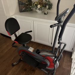 Elliptical/Stationary Bike Combo