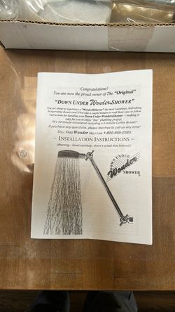 DOWN UNDER WONDER SHOWER HEAD