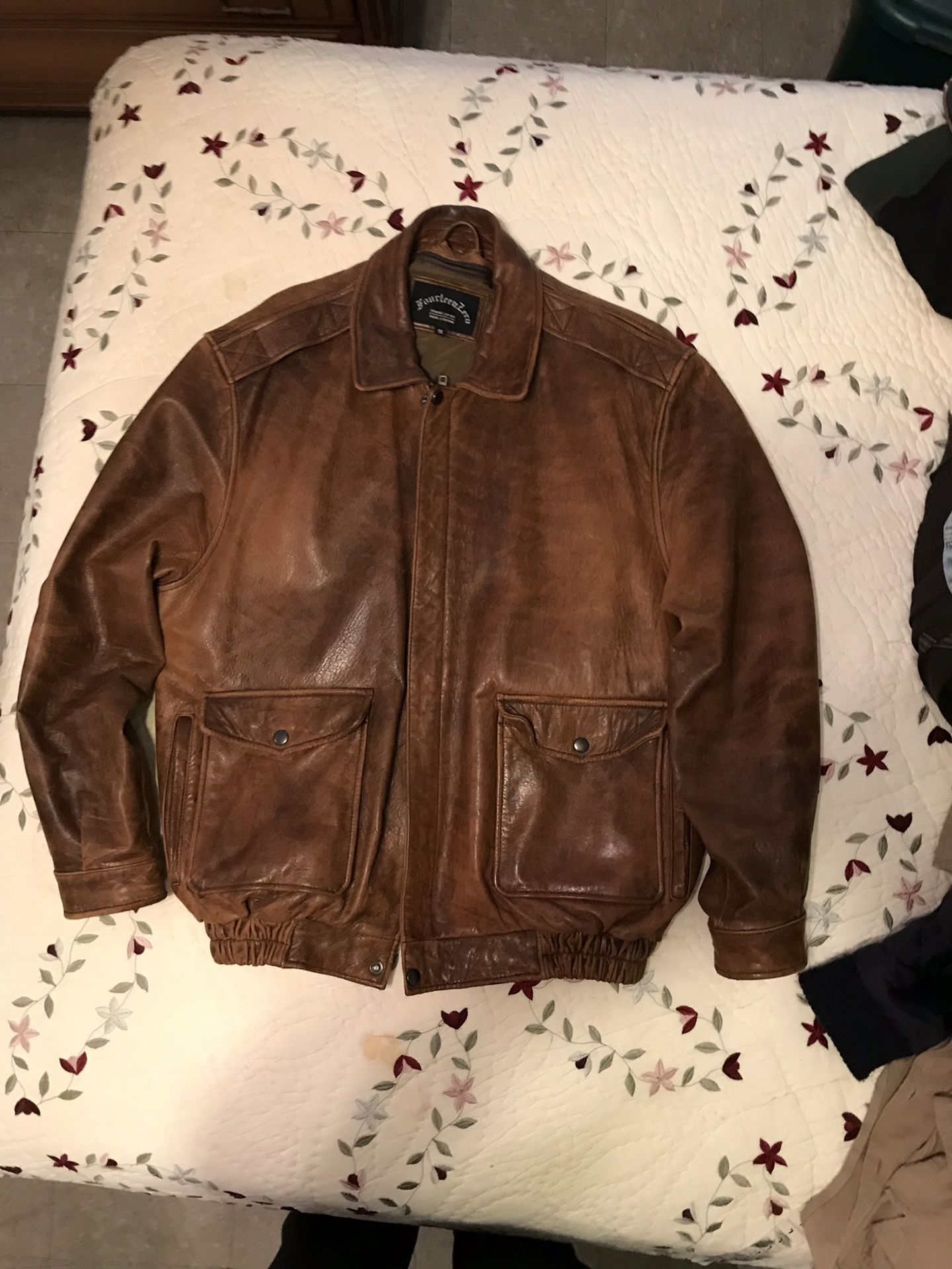 Leather Bomber