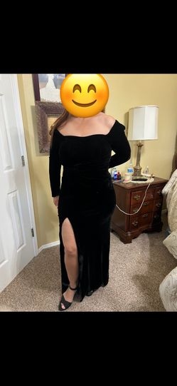 Black Velvet Dress