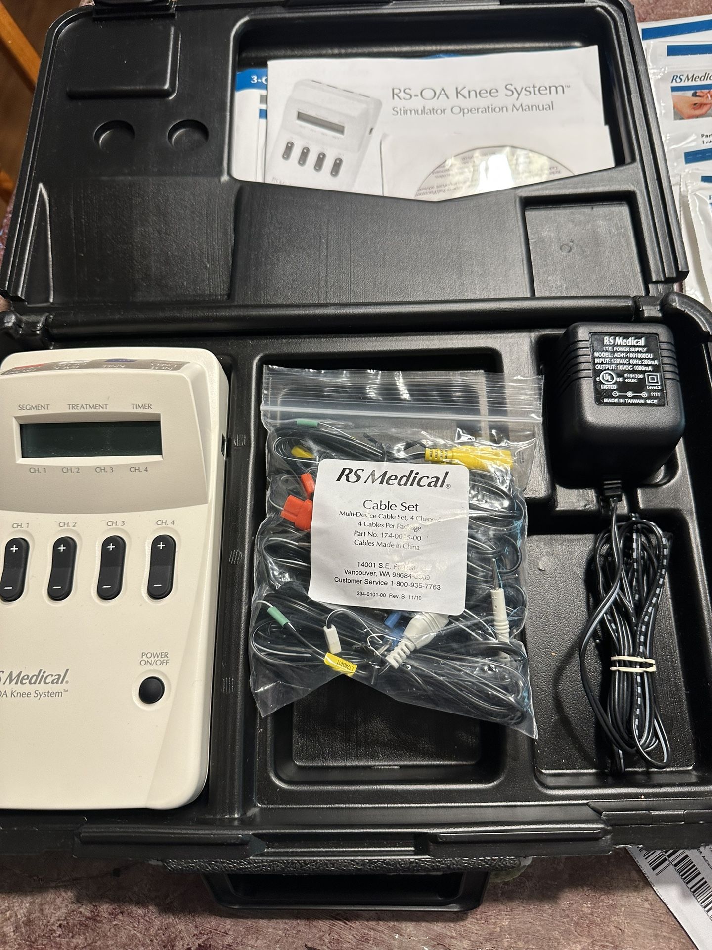 RS Medical Knee Stimulator System With Extra Pads