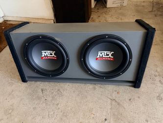 MTX Audio Dual 12 inch Subwoofer Enclosure