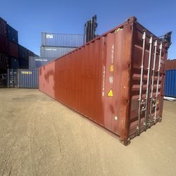 40FT HIGH CUBE SHIPPING CONTAINER – WIND & WATERTIGHT