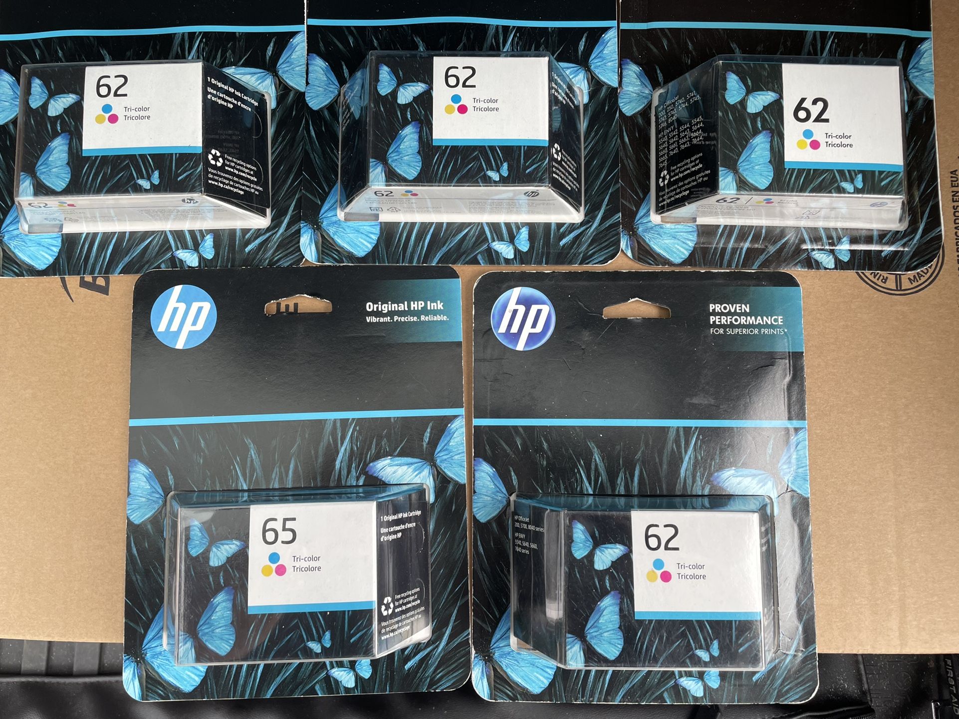 Genuine HP Printer Cartridges-$5 Each