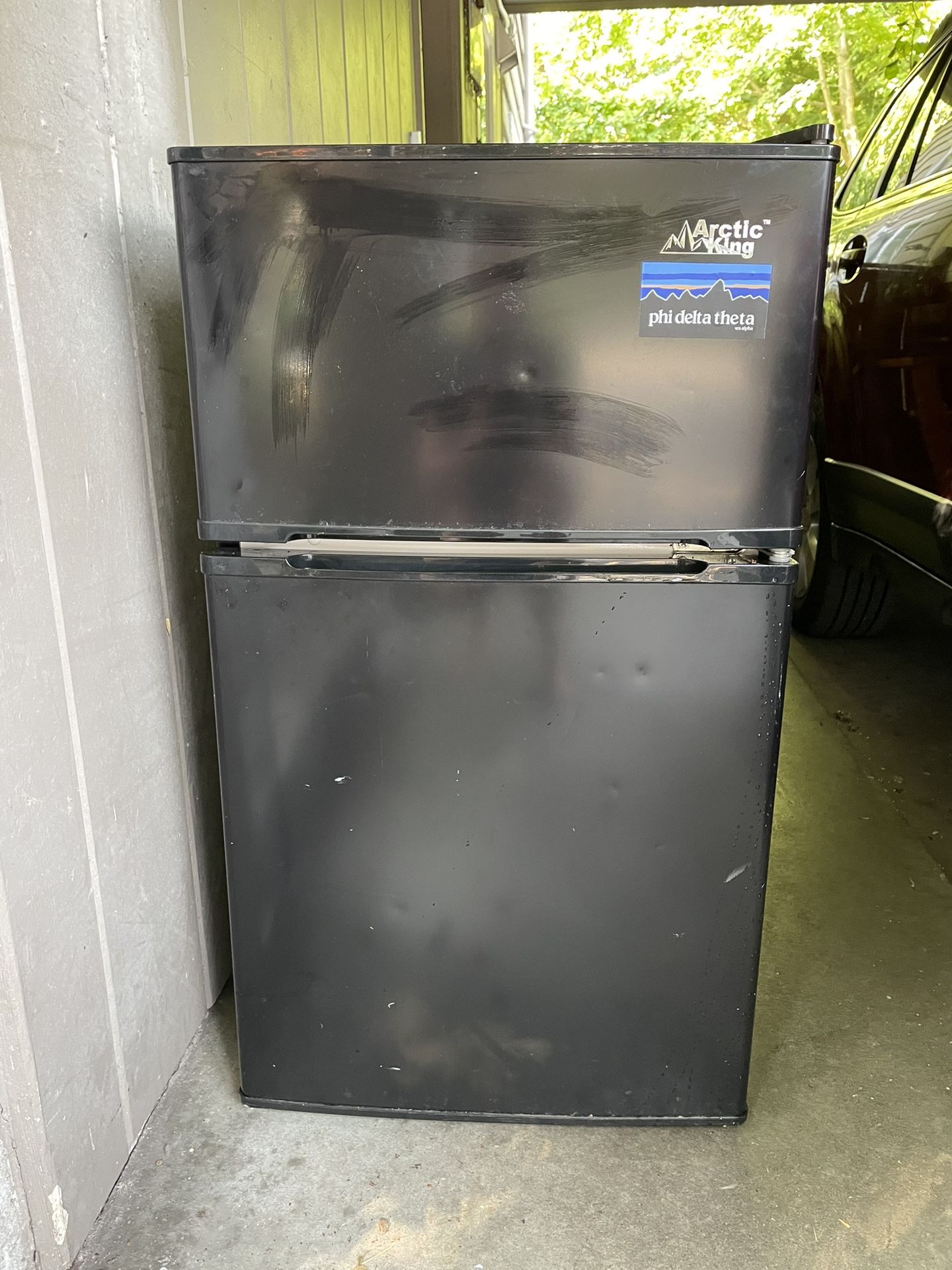 Two Door Mini Fridge With Freezer