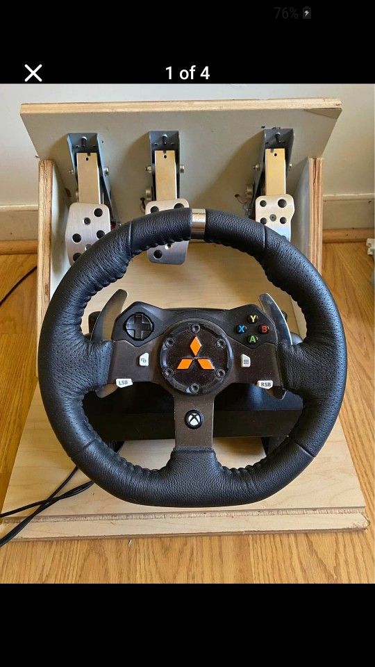 xbox logic tech g920 wheel and pedals