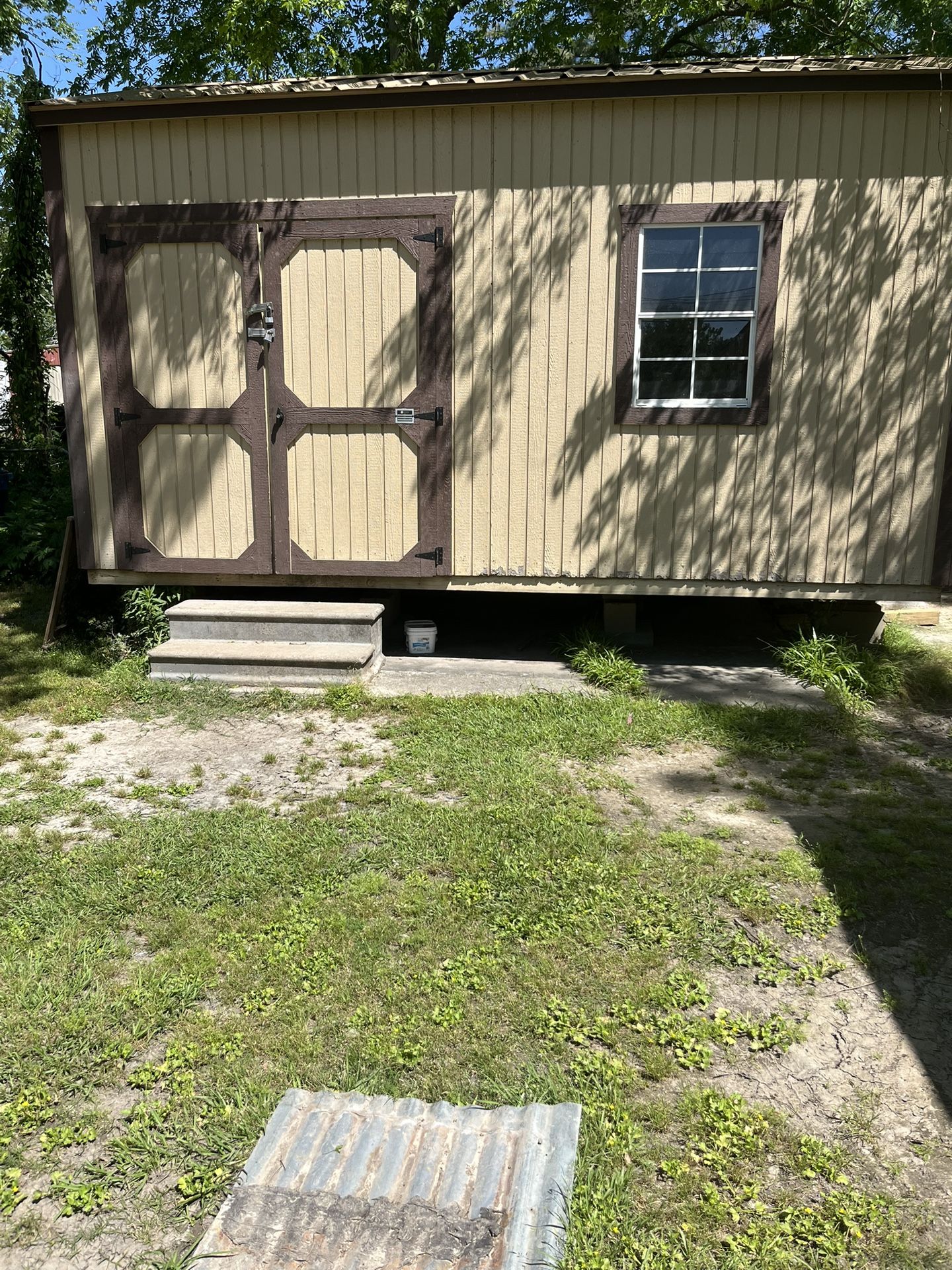 Solid Shed Must Be Moved